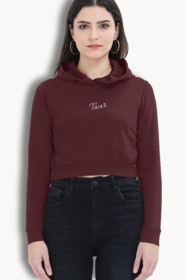 Jawa Yezdi Motorcycles Cropped Hoodie - Image 2