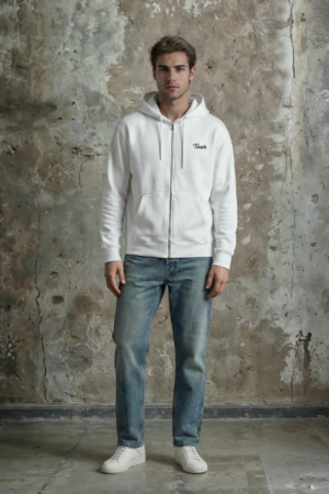 Regular Fit Zipped Hoodie